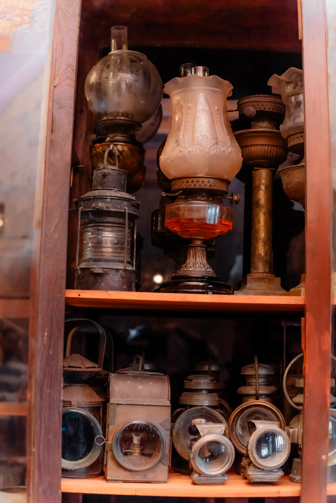 Collection of Kerosene Oil Lamps